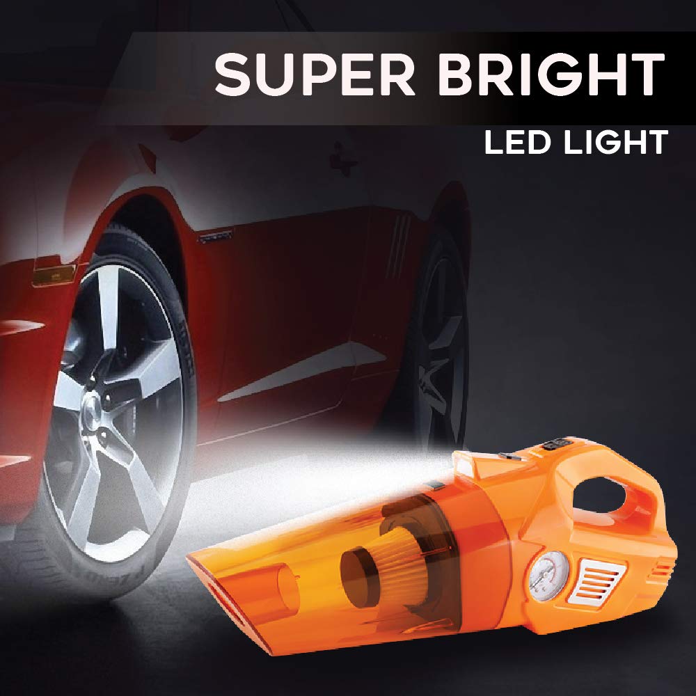 Car Care Companion™: 2-in-1 Vacuum & Tyre Inflator