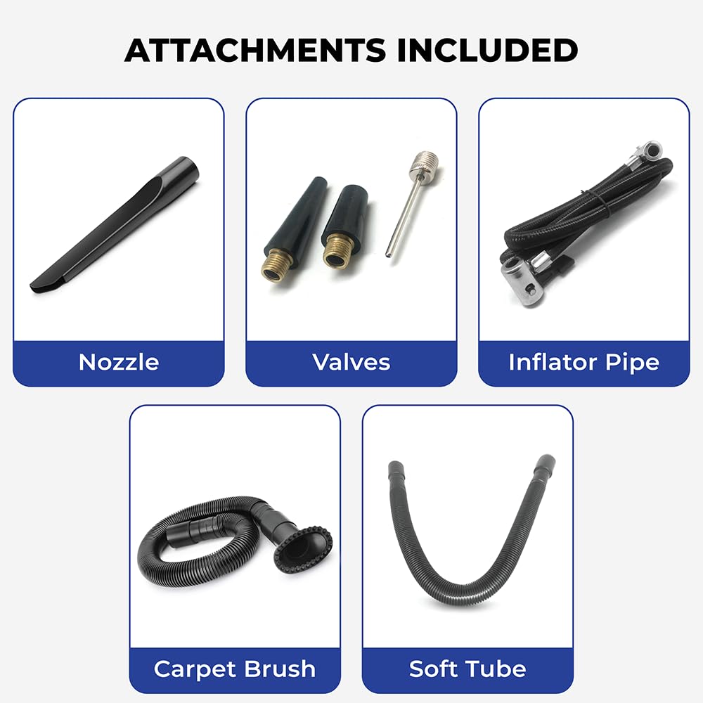 Car Care Companion™: 2-in-1 Vacuum & Tyre Inflator